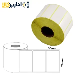 لیبل (برچسب) پی وی سی تک ردیفه 30x70